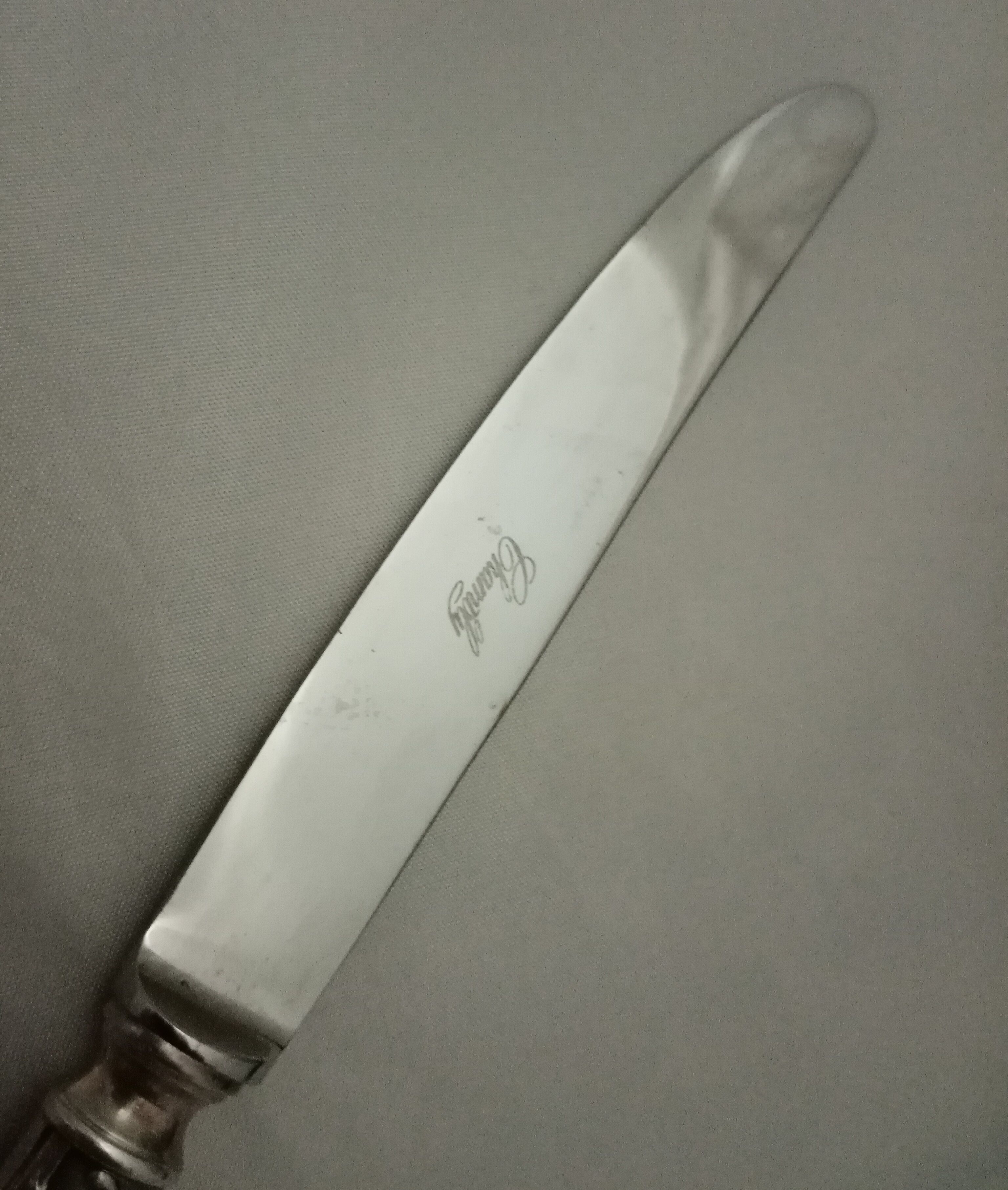 Housewife SFAM model Chambly rocker Louis XV silver metal wooden box