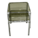 Table gigogne chrome et verre fumé lot de 2