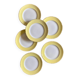 Set of 6 vintage dessert plates