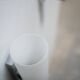 Pair of vintage metal and opaline wall lamps