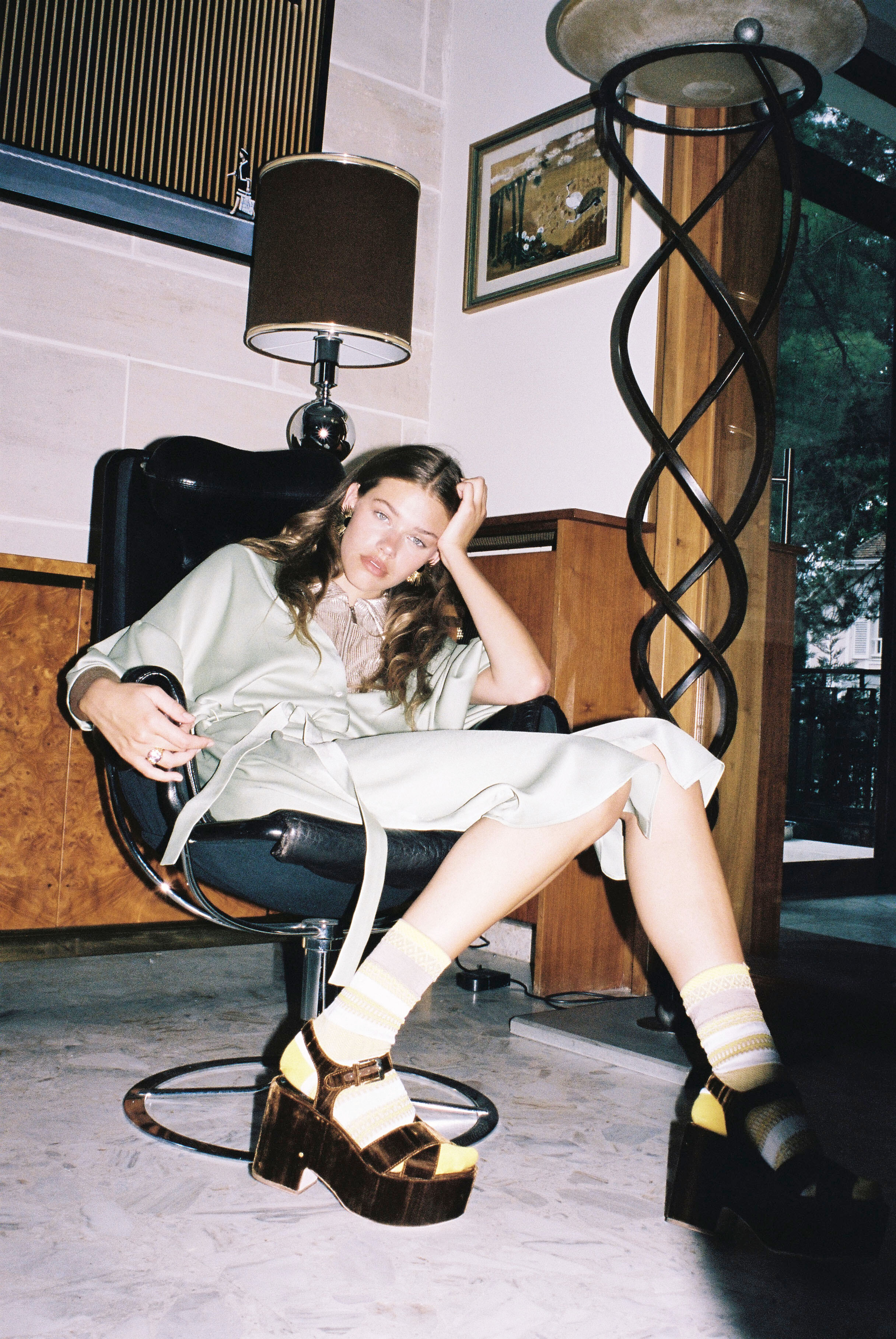 Floor lamp by Jean-François Crochet, edited by Terzani