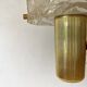 Set of 4 60s wall lights in champagne-colored resin