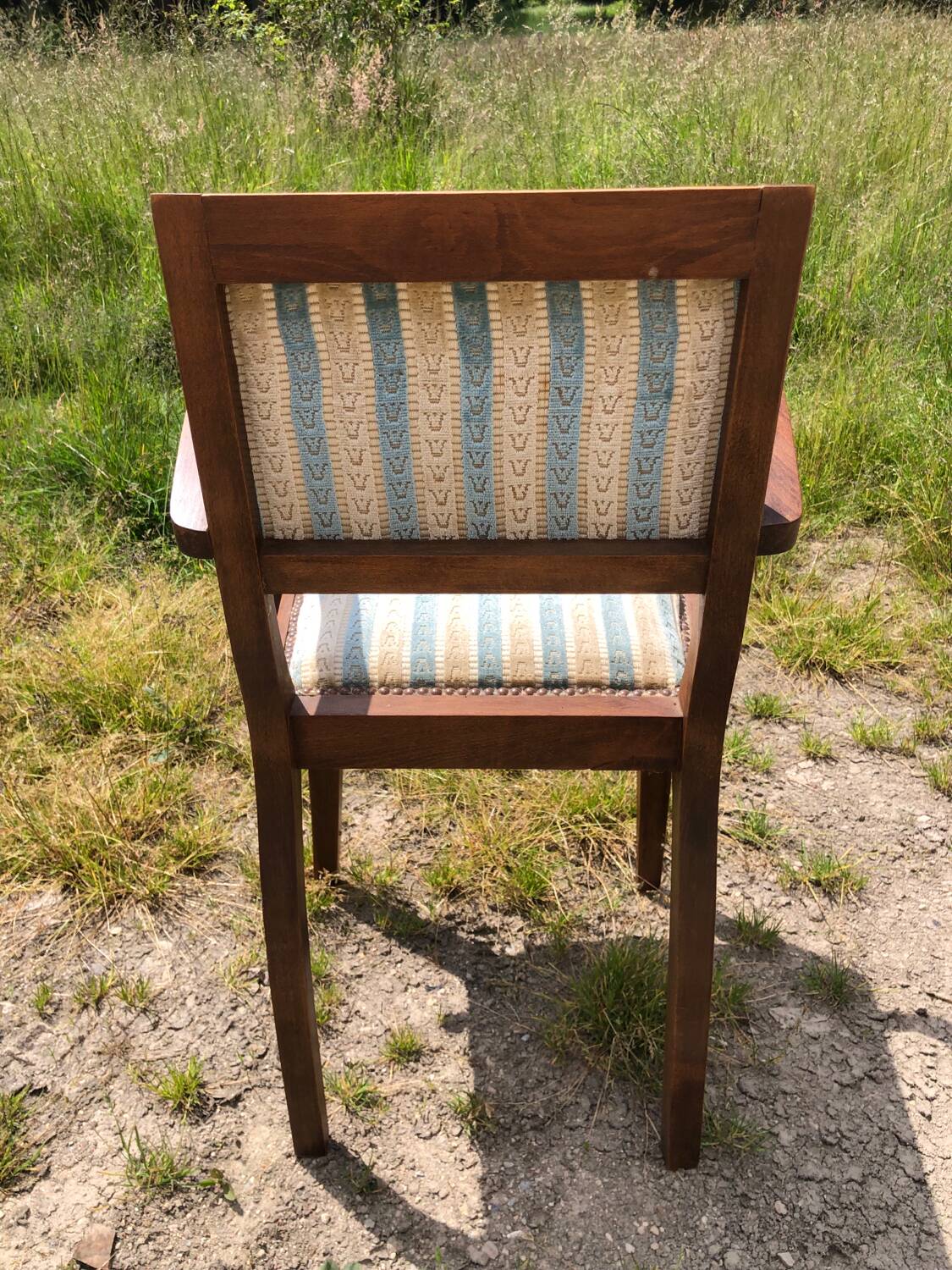 Vintage bridge armchair