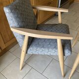 Paire de fauteuils stella