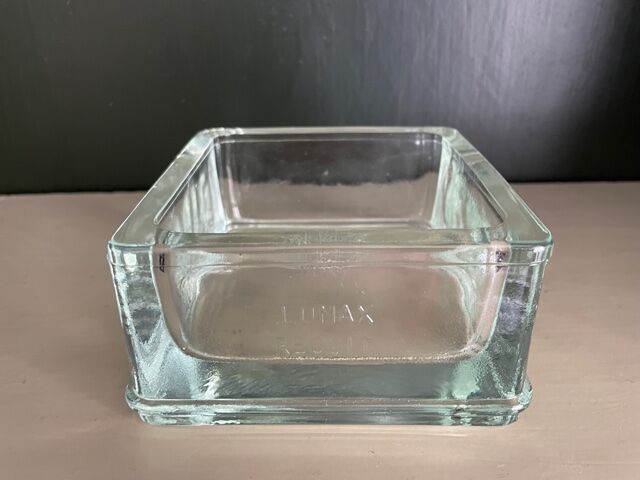 Lumax ashtray annealed glass paved 1950