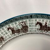 Assiette en porcelaine Bai Ru Xue XXème, chine