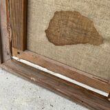 Huile sur toile XIX ème