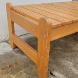 Table basse en pin vintage