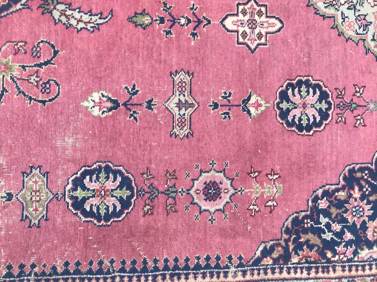 Turkish carpet former Sparta handmade 273 x 390 cm