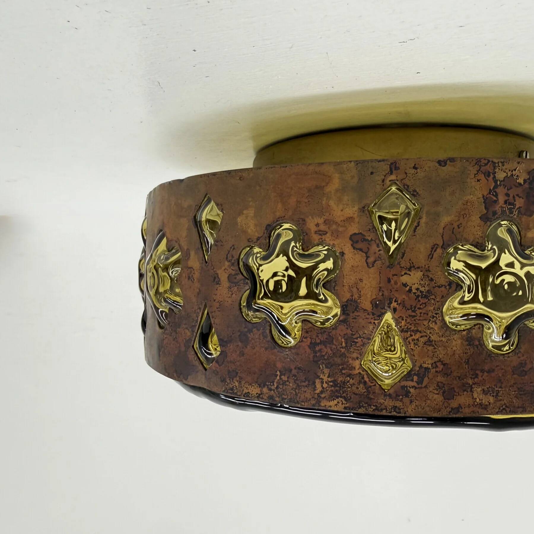 Mid-century design Nanny Still for Peil & Putzler flush mount, 1970s