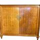 Jules Leleu–Armoire basse modèle Présidentiel, 1955–Marqueterie sycomo
