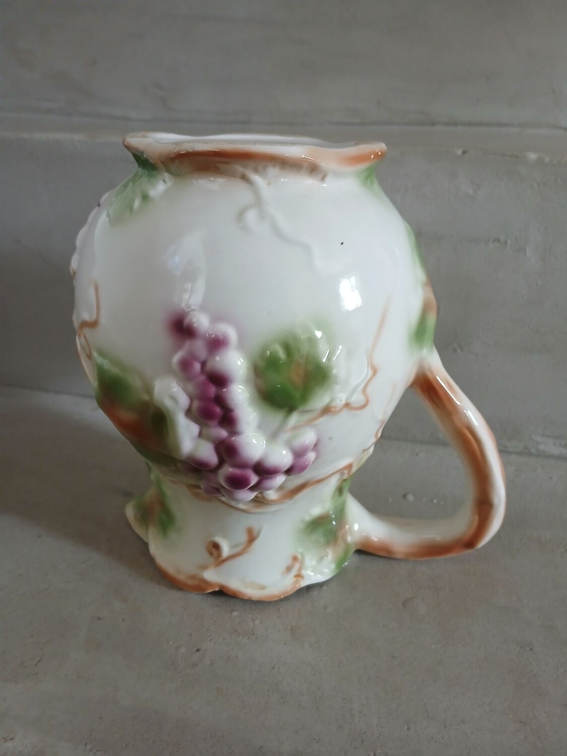 Antique jug in slipware