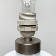Lampe de table Apoteker en verre danoise vintage par Sidse Werner pour Holmegaard