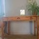 Old wooden table with drawer – Vintage desk