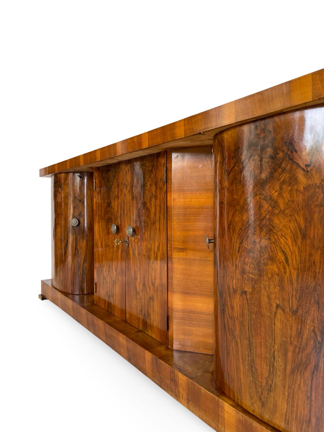 Impressionnant buffet Art déco italien des années 1930/1940