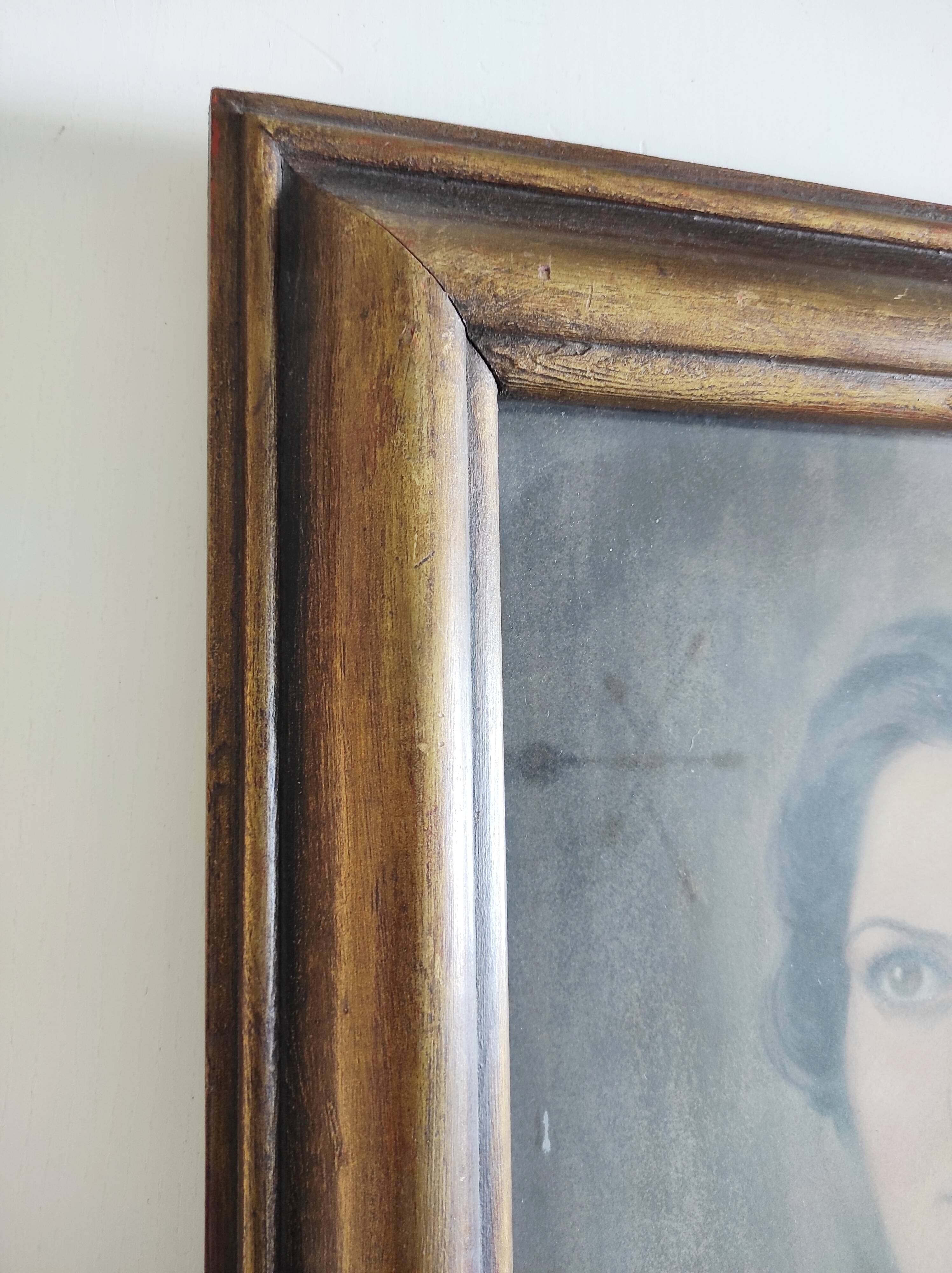 Portrait of a Lady in pastel, signed Xavier Allard