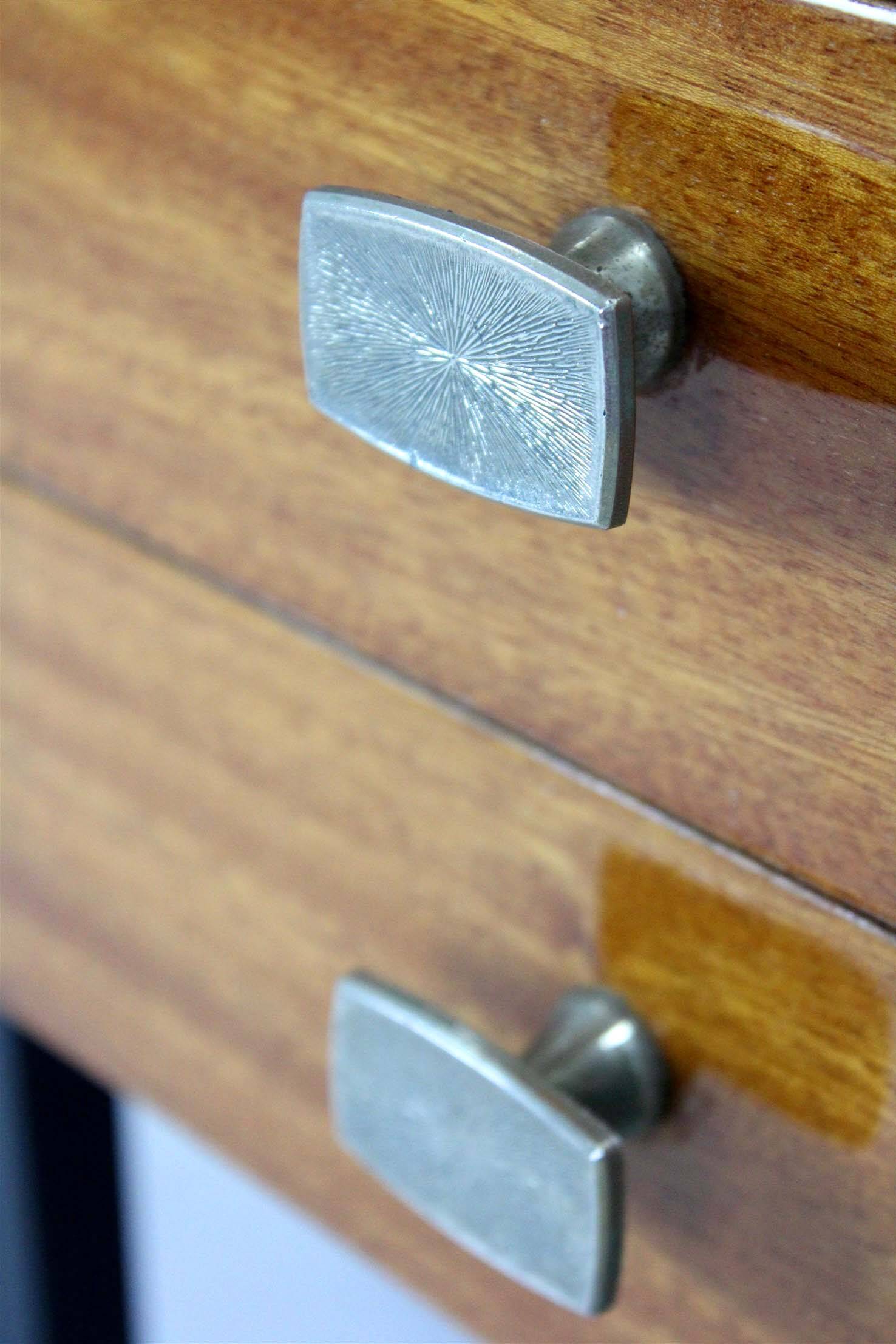 Mid-Century Modern Czechoslovakian Mahogany Nightstands by Up Závody, 1970s