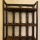 Rattan wall shelf