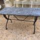 table in marble and base gooseneck