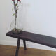 Wooden brutalist bench/old farm bench