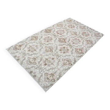 Tapis géométrique en laine Oushak sku 3223