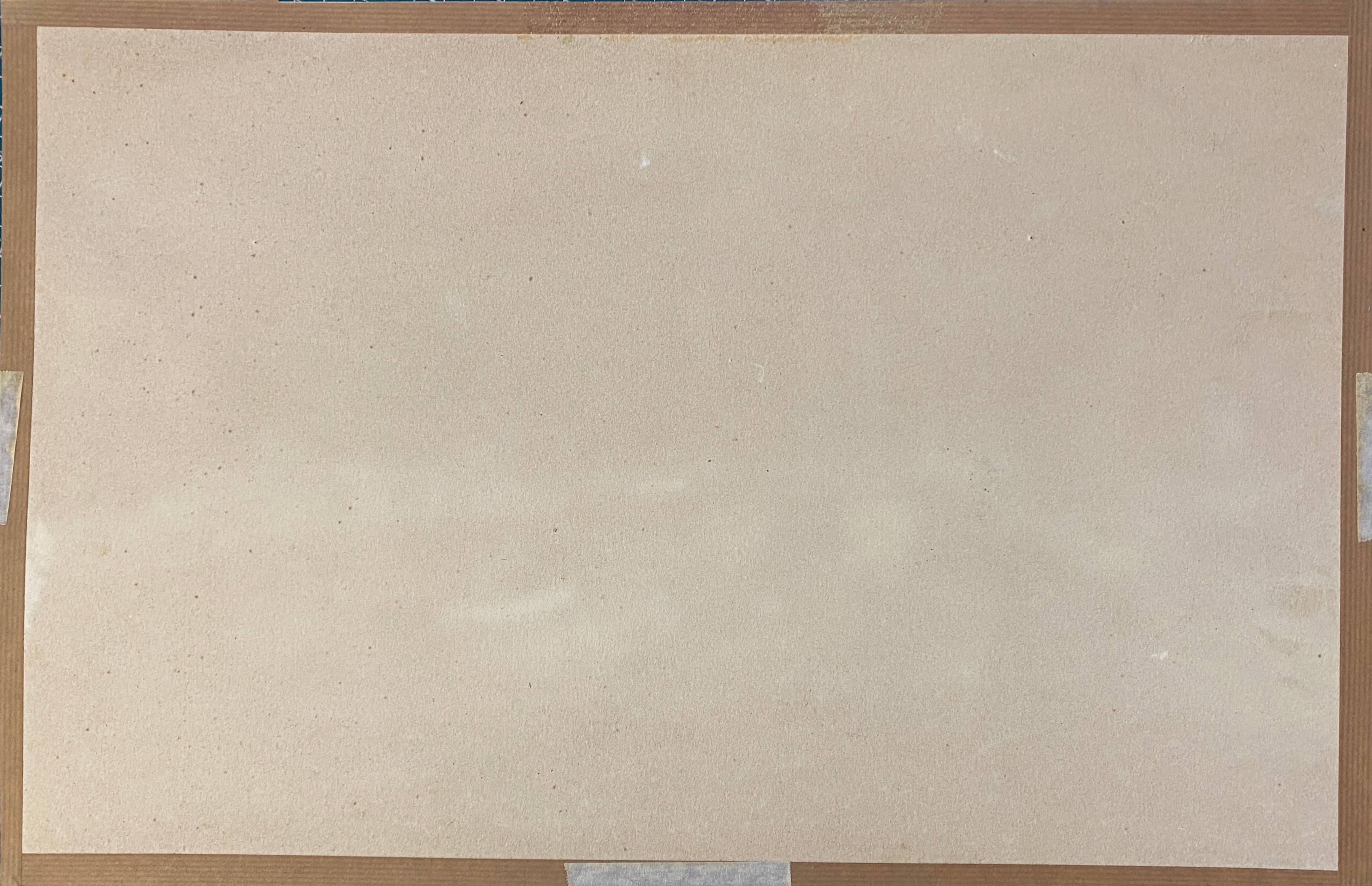 Painting "port of santa margherita" liguria 1962 italy henri nourry (1902-1978)