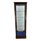 Beautiful mahogany museum display cabinet from England, circa 1925.