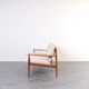 Mid-Century Danish Teak & Wool Sofa by Grete Jalk for France & Søn