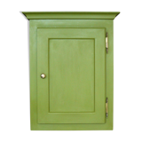 Green cabinet to hang painted and waxed