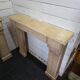 Wooden fireplace