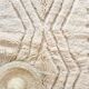White handmade wool rug