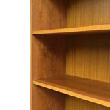 Vintage teak large bookcase Danish design 60s