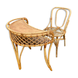 Ensemble bureau coiffeuse