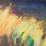 Arne Aspelin, Swedish Modern Painting, 1960s, Oil on Board.