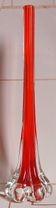 Blown glass soliflore in Murano style