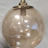 Smoked glass sphere suspension