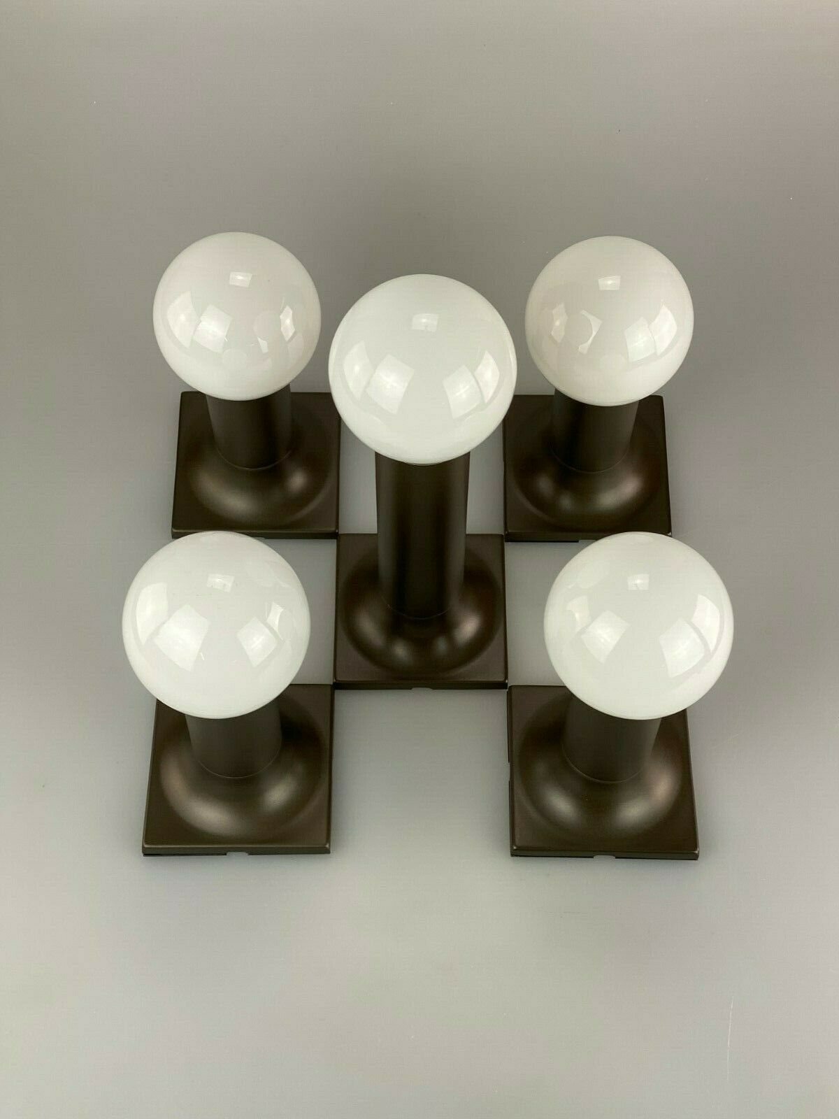 1960s 1970s tube wall lamps by Rolf Krüger for Staff