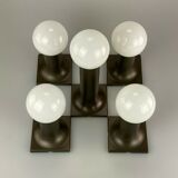 1960s 1970s tube wall lamps by Rolf Krüger for Staff