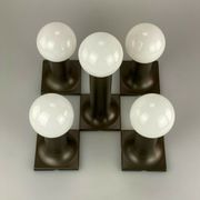 1960s 1970s tube wall lamps by Rolf Krüger for Staff