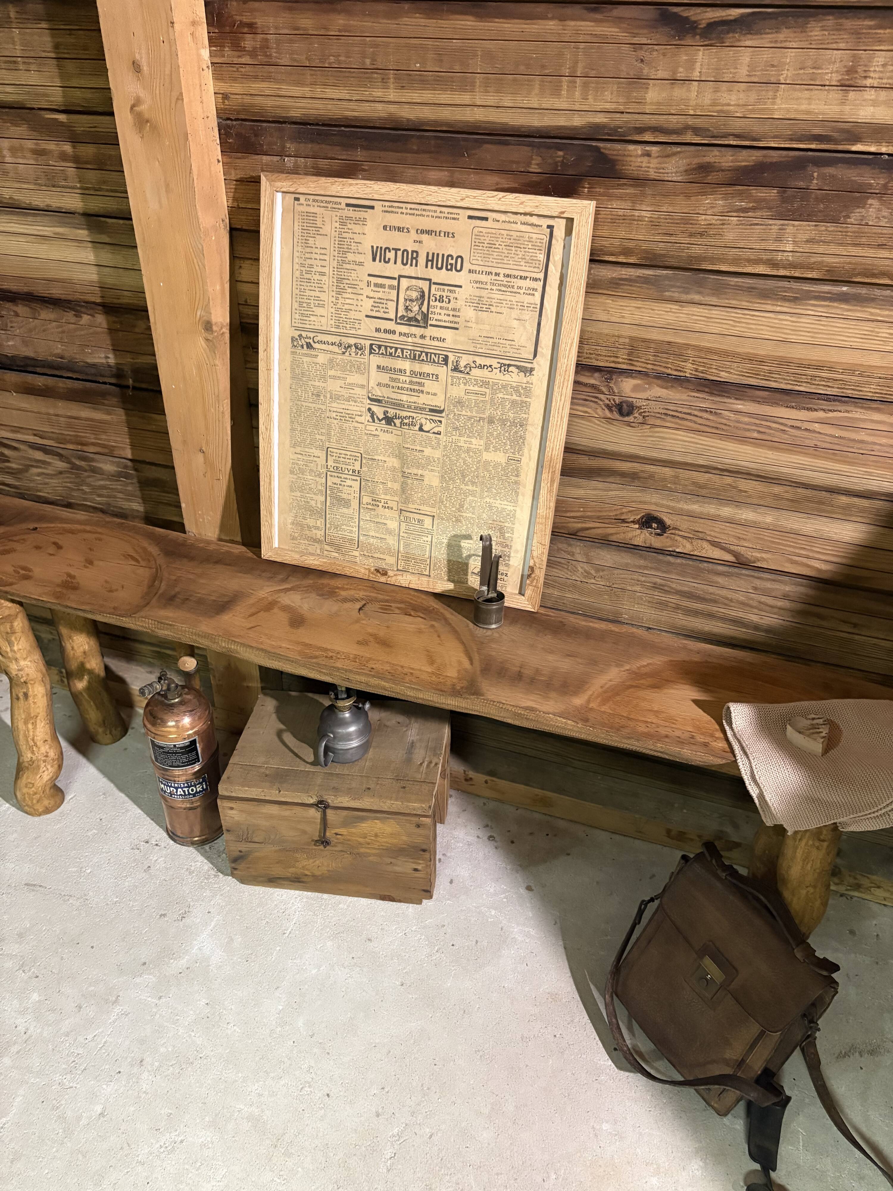 Old solid wood bench – country house spirit