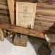 Old solid wood bench – country house spirit