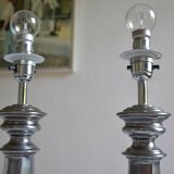 Pair of vintage Marks & Spencer lamp bases made in the UK