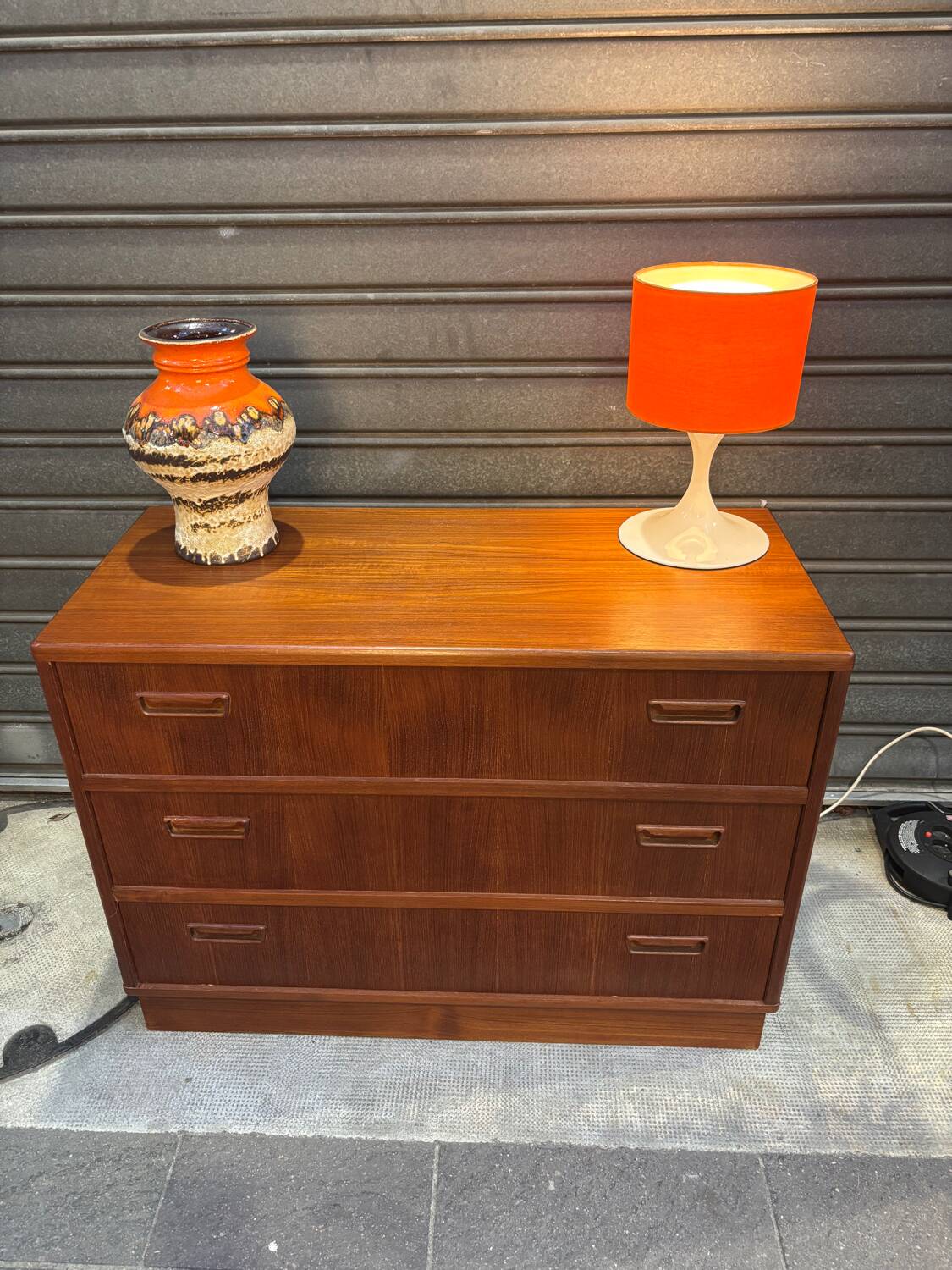 Scandinavian chest of drawers with 3 drawers, 1970s