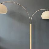 Vintage Dijkstra double bow mushroom floor lamp