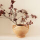 Vase original rose pâle moucheté de blanc