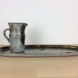 Flat set and pitcher CAB vintage ceramic