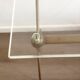 Table d'appoint laiton et plexiglass vintage