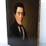 Portrait d'un homme distingué du XIXe siècle – Huile sur toile