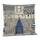 Handmade wool berber rug 200 x 188 cm