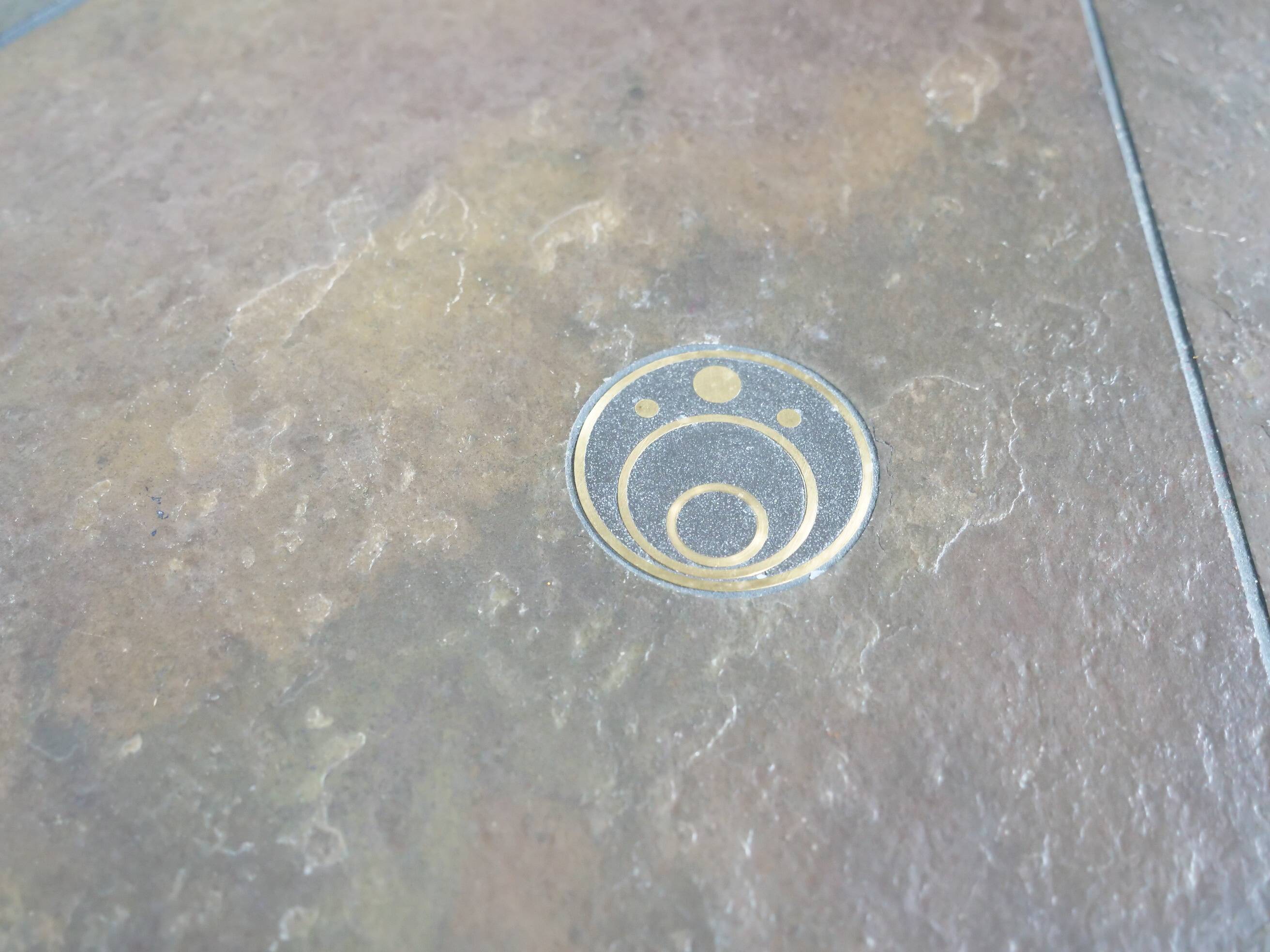 Brutalist stone copper brass design coffee table by Paul Kingma, 70s 80s